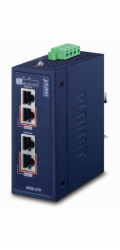Planet IPOE-270 PoE průmyslový injektor, 2x port, 4x 1/2.5/5Gb, 2x 802.3bt 95/180W, DIN, IP30, -40~75°C, 48-56VDC