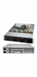 Supermicro CSE-LA25TQC-R609LP SUPERMICRO 2U chassis 8x 3,5" HS SAS3/SATA, 2x650W (80PLUS Platinum)