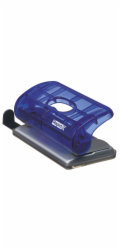 Rapid  Mini děrovačka Rapid FC5, 10 listů, průhledná modrá, blistr