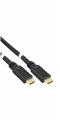 PremiumCord HDMI High Speed with Ether.4K@60Hz kabel se zesilovačem,25m, 3x stínění, M/M, zlacené konektory