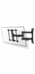 NEDIS nástěnný TV držák/ 37 - 80"/ nosnost 70 kg/ polohovatelný/ ocel/ černý