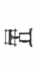 NEDIS nástěnný TV držák/ 37 - 80"/ nosnost 50 kg/ náklon 15°/ otočný 0 - 180°/ Full Motion/ ocel/ černý