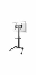 NEDIS podlahový TV stojan/ 32 - 55"/ 35kg/ Design Premium Column/ Snap-lock/ ocel/ černý
