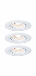 Paulmann Nova mini LED zapuštěné svítidlo, otočné, 3x4W, 2700 K, matně bílá, 230V