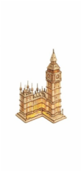 RoboTime dřevěné 3D puzzle hodinová věž Big Ben svítící
