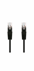 C-Tech CB-PP5-05BK patch, Cat5e, UTP, 0,5m, černý C-TECH kabel patchcord Cat5e, UTP, černá, 0,5m