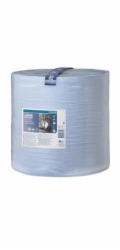 Tork Tork - Čistý papír ve velké roli pro obtížné nečistoty, 3 -vrstva, extra absorpční, prémiová - modrá