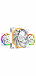 be quiet! Light Wings 120mm PWM high-speed Triple-Pack BL101 Be quiet! / ventilátor Light Wings White / 120mm / PWM / high speed / 3-pack / bílý