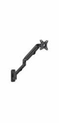 GEMBIRD Držák monitoru na stěnu MA-WA1-02, naklápěcí, až do 27” a 7kg, černý