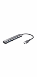 TRUST Rozbočovač Halyx Aluminium USB-C To 4 Port USB-A 3.2 Gen1 Hub