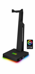 Pouzdro CONNECT IT NEO Stand-It RGB stojánek na sluchátka + USB hub, černé CONNECT IT NEO Stand-It RGB stojánek na sluchátka + USB hub, ČERNÝ
