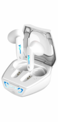 GENIUS bezdrátový headset TWS HS-M920BT/ bílý/ LED/ Bluetooth 5.0/ USB-C nabíjení