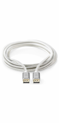 NEDIS PROFIGOLD Displayport kabel/ DisplayPort zástrčka - DisplayPort zástrčka/ bavlna/ stříbrný/ BOX/ 2m