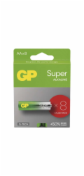 GP AA Super, alkalická (LR6) - 8 ks