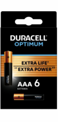 Duracell Optimum alkalická baterie 6 ks (AAA)