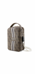Guess PU 4G Printed Stripes Travel Universal Bag Brown Guess Travel Universal bag je perfektní taška na cesty, do které pohodlně zabalíte vše co potřebujete k provozu telefonu, tabletu nebo notebooku