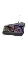 TRUST herní klávesnice GXT836 EVOCX, membránová, USB, US