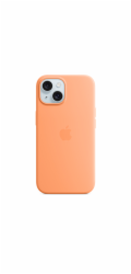 Apple Silikonové s MagSafe iPhone 15 Plus, sorbetově oranžová MT173ZM/A iPhone 15+ Silicone Case with MS - Orange Sorbet