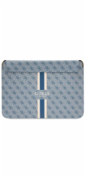 Guess Sleeve GUCS16P4RPSB 16" Guess Sleeve GUCS16P4RPSB 16" modrá/modrá 4G potištěné pruhy, obal na notebook Guess 4G Printed Logo, Exkluzivní a mimořádně elegantní kryt na notebook z kolekce 4G Prin