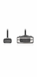 Nedis CCGL34800BK20 NEDIS kabel HDMI - DVI/ konektor HDMI - zástrčka DVI-D 24+1pinová/ černý/ bulk/ 2m