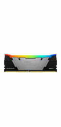 Kingston FURY Renegade RGB - DDR4 - sada - 64 GB: 2 x 32 GB - DIMM 288-pin - 3200 MT/s / PC4-25600 - CL16 - 1.35 V - bez vyrovnávací paměti - bez ECC - černá