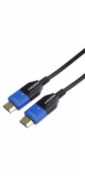 PremiumCord Ultra High Speed HDMI 2.1 optický kabel 8K@60Hz 4K@120Hz 30m zlacený