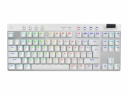 Logitech G PRO X TKL LIGHTSPEED Gaming Keyboard - WHITE - US INT L - 2.4GHZ/BT - TACTILE