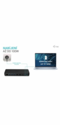 i-tec dokovací stanice Gen2 Thunderbolt 3/ Triple display/ 3x USB-A 3.2/ 2x USB 2.0/ 2x USB-C/ 2x DP/ HDMI/ LAN/ PD 100
