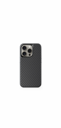 Epico Mag+ Hybrid Carbon Case - MagSafe compatible iPhone 15 Pro Max - černá