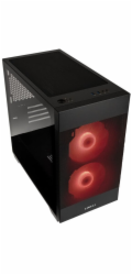 Lian Li LANCOOL 205M Mesh Micro ATX Case, tvrzené sklo - černá