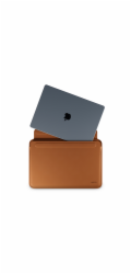 EPICO Kožený obal pro Apple MacBook Air/Pro 13,3" - hnědý