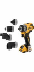 Vrtačka/šroubovák se 4 hlavami DeWalt DCD703L2T 12 V