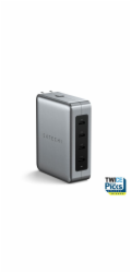 Satechi USB-C 145W 4-Port PD GaN Travel Charger - Space Gray