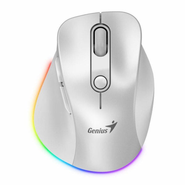 GENIUS Ergo 9000S Pro Pearl White/ duální Bluetooth + 2,4...