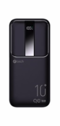 Powerbanka C-tech 10000mAh, Li-Pol, 22,5W, USB-C/USB-A/micro USB