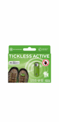 TICKLESS® ACTIVE Dobíjecí ultrazvukový odpuzovač klíšťat a blech pro lidi Green