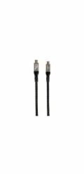 Gembird kábel USB-C (M) na USB-C (M), prémiový, USB 4, 3.2 Gen, 240W, 40 GBps, 1.5 m, čierny