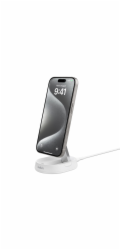 Belkin BOOST CHARGE™ PRO konvertibilní Qi2 15W magnetický nabíjecí stojan, bílá