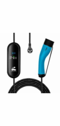 Akyga Napájecí kabel pro elektromobily Type 2, LCD displej, Control Box, 1-fázový 16A 3.8kW, délka 5m