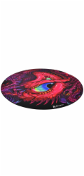 AROZZI Zona Floorpad Crawling Chaos/ ochranná podložka na podlahu/ kulatá 121 cm průměr/ dračí design