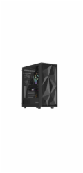Genesis DIAXID 605F/Midi Tower/Transpar./Černá