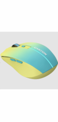 CANYON myš optická bezdrátová MW-44, LED Backlight, 800/1200/1600 dpi, 8 tl, BT+2,4GHz, bat 500mAh, žlutomodrá gradient