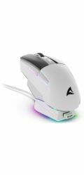 Sharkoon SKILLER SGM50W (bílá, včetně nabíjecí stanice)