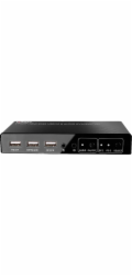 Lindy 2portový KVM přepínač HDMI 4K60, USB 2.0 a zvuk, KVM přepínač