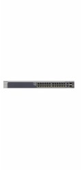 Netgear 24-Port Gigabit Ethernet, PoE+, Smart Switch, 4 SFP+ Ports (190W) - GS728TXP