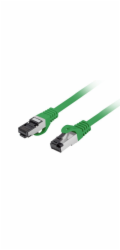 Lanberg Patchcord cat.8.1 S/FTP LSZH CU 3m zelený, schválený pro použití s...