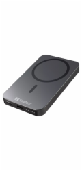 Sandberg Mag Wireless Powerbank 5000 mAh ALU, černá