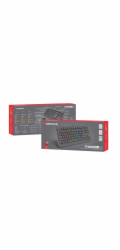 Genesis herní bezdrátová klávesnice THOR 230 Lite/Drátová USB/US layout/Černá