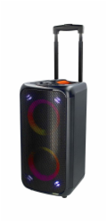 NEDIS párty reproduktor/ výkon 240 W/ Bluetooth/ doba přehrávání na baterie 5 hod/ držadlo/ párty osvětlení/ ekvalizér