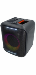 NEDIS párty reproduktor/ výkon 150 W/ Bluetooth/ doba přehrávání na baterie 5 hod/ držadlo/ párty osvětlení/ ekvalizér